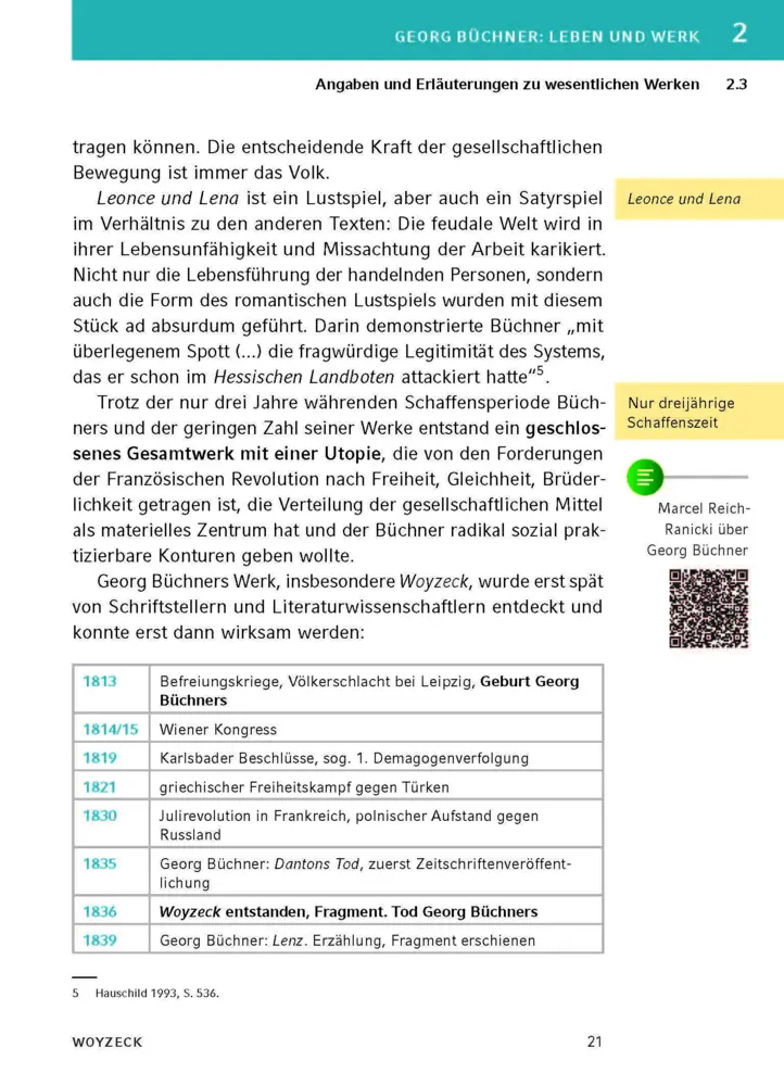 Bild: 9783129303047 | Woyzeck von Georg Büchner - Textanalyse und Interpretation | Buch