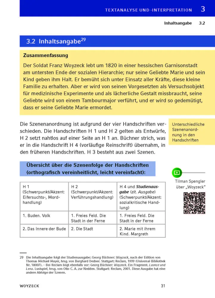 Bild: 9783129303047 | Woyzeck von Georg Büchner - Textanalyse und Interpretation | Buch