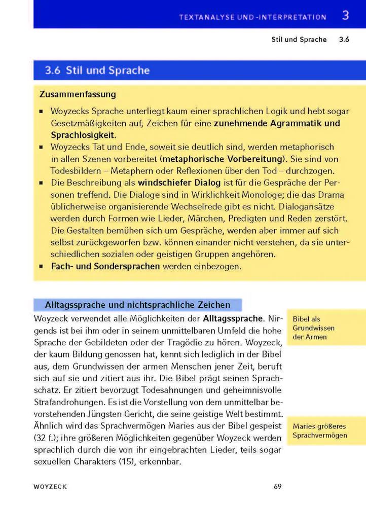 Bild: 9783129303047 | Woyzeck von Georg Büchner - Textanalyse und Interpretation | Buch