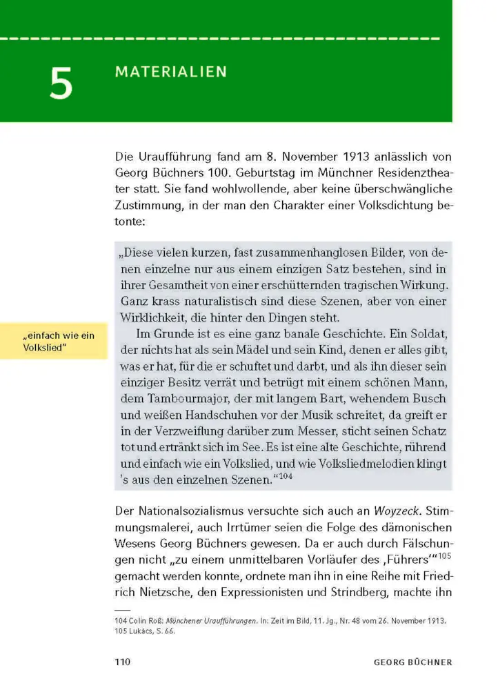 Bild: 9783129303047 | Woyzeck von Georg Büchner - Textanalyse und Interpretation | Buch