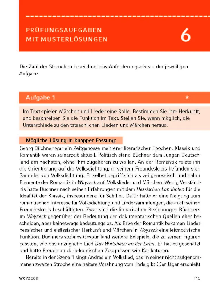 Bild: 9783129303047 | Woyzeck von Georg Büchner - Textanalyse und Interpretation | Buch