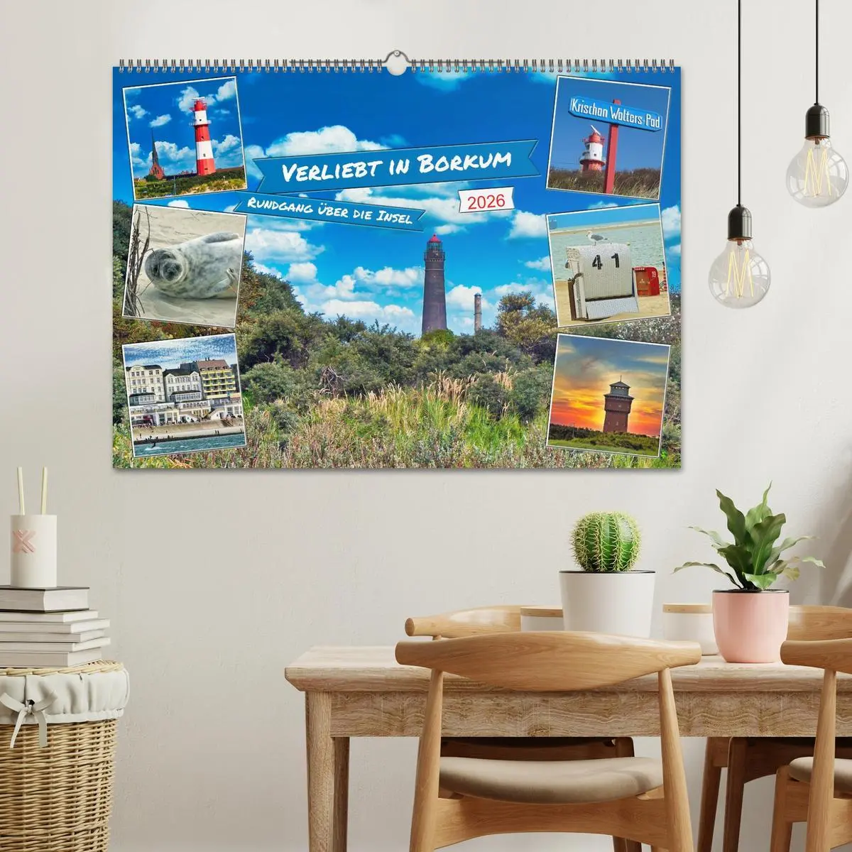 Bild: 9783457303047 | Verliebt in Borkum (Wandkalender 2026 DIN A2 quer), CALVENDO...