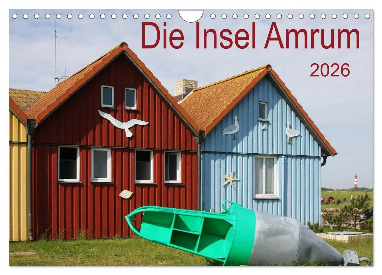 Cover: 9783516183047 | Die Insel Amrum (Wandkalender 2026 DIN A4 quer), CALVENDO...