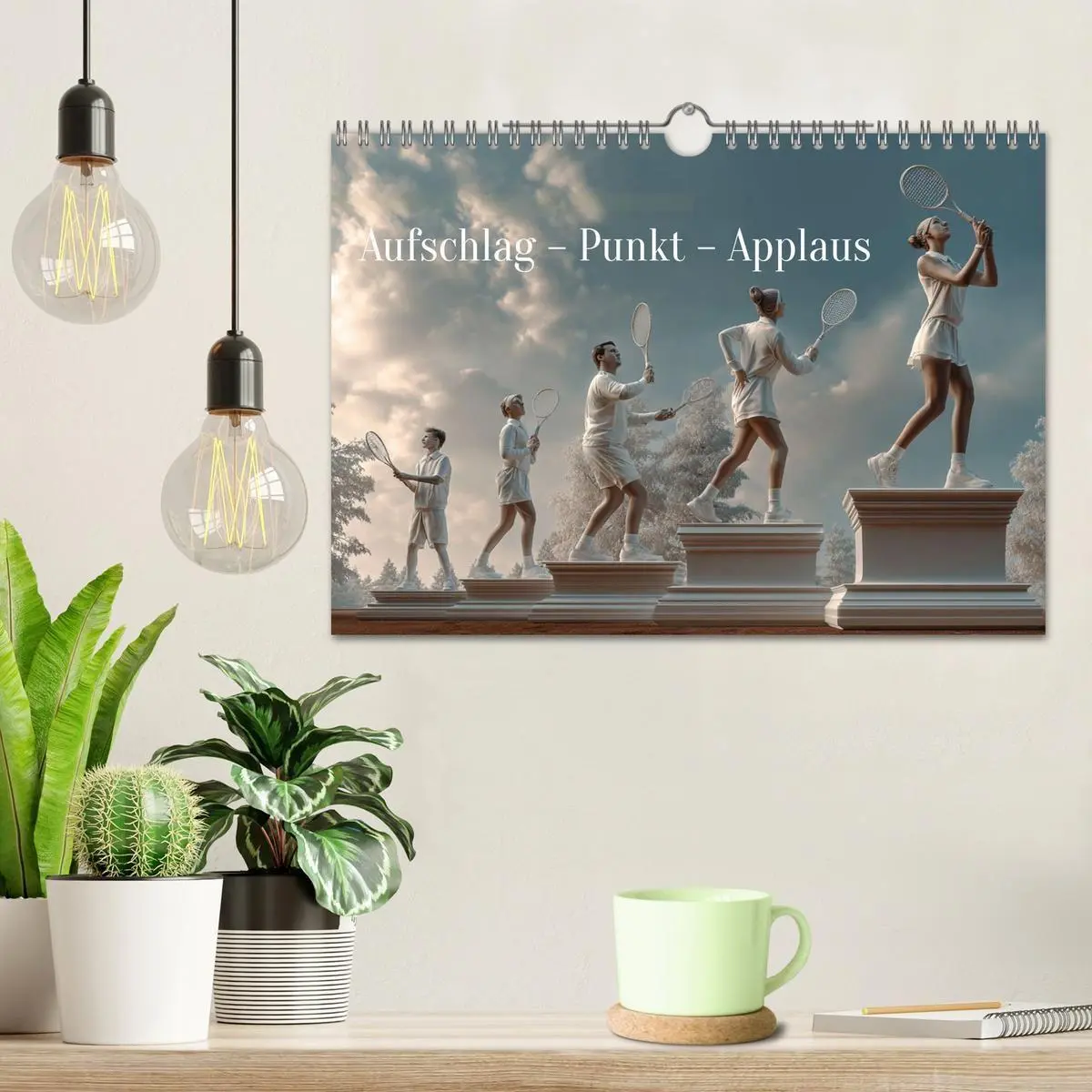 Bild: 9783516633047 | Aufschlag - Punkt - Applaus (Wandkalender 2026 DIN A4 quer),...