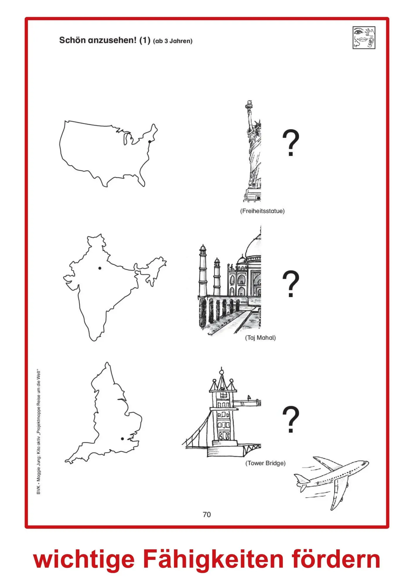 Bild: 9783867403047 | Kita aktiv: Projektmappe Reise um die Welt | Maggie Jung | Broschüre