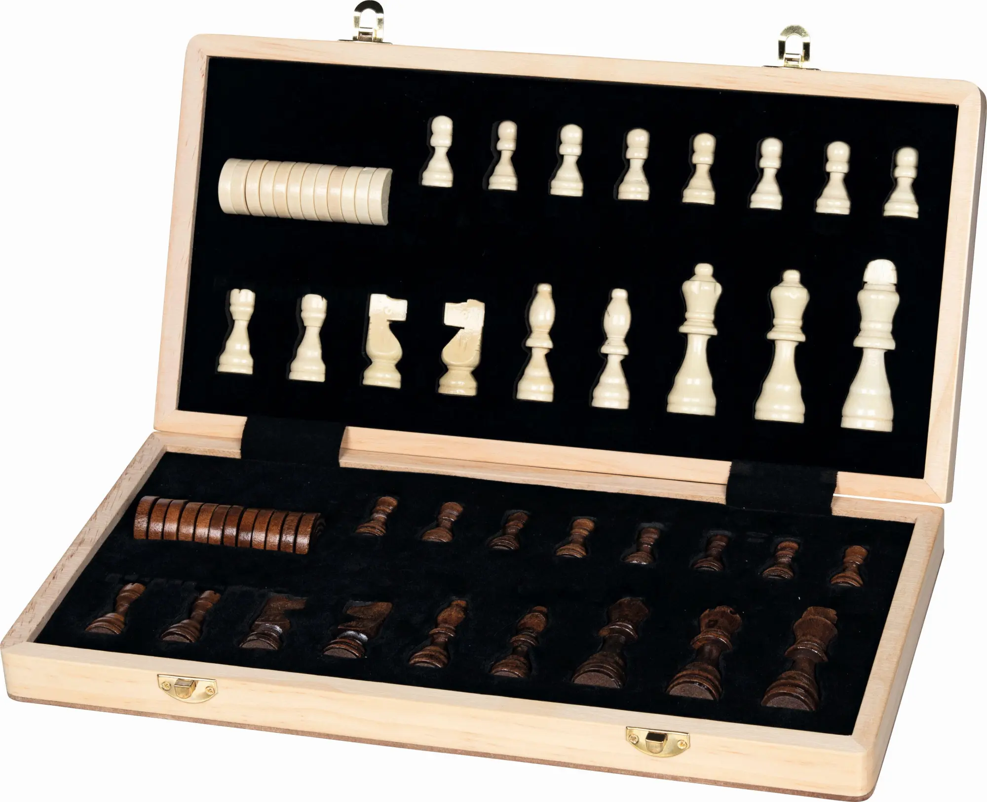 Bild: 4013594563147 | Schach/Dame Spiel 2in1, magnetisch | Spiel | Deutsch | 2024