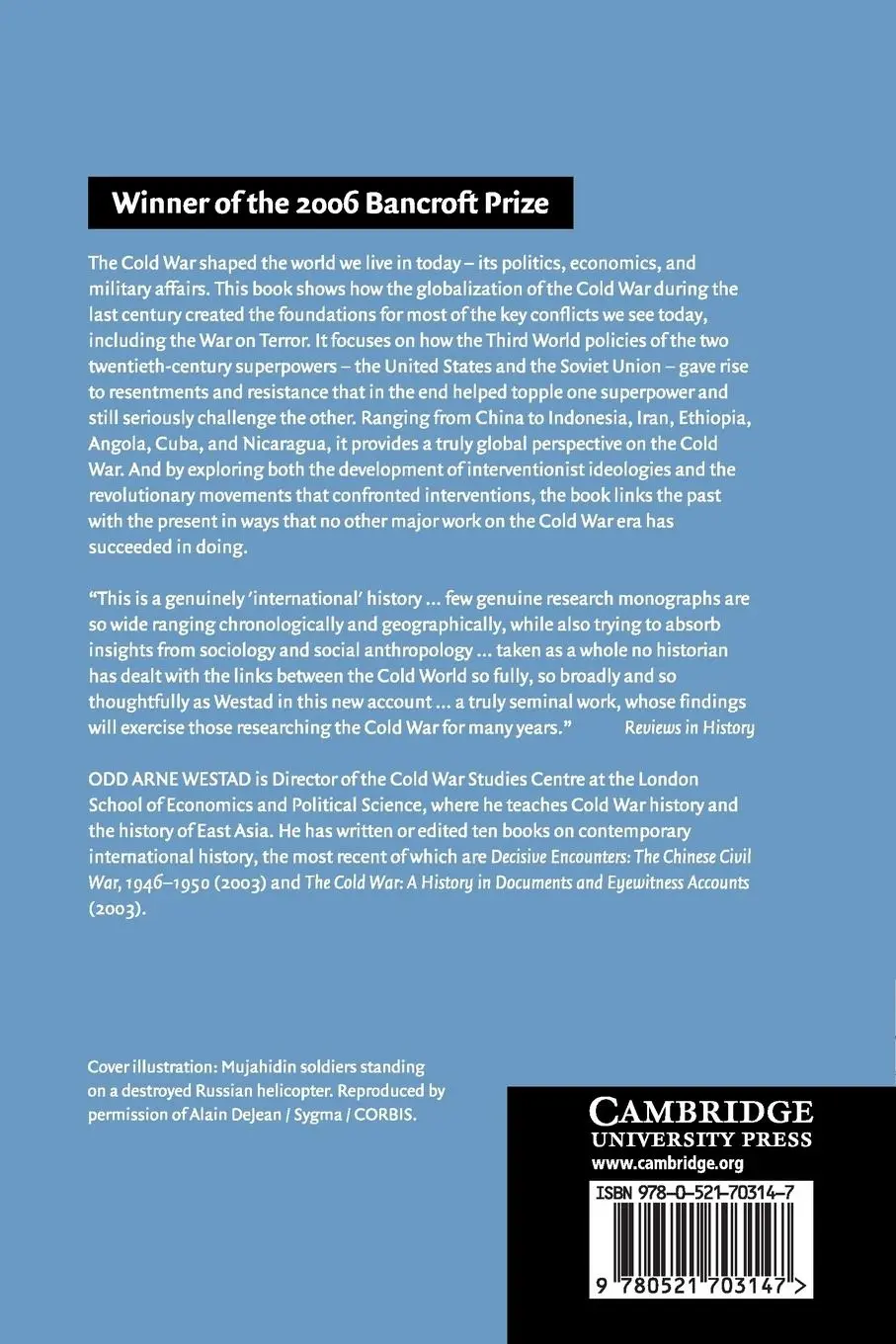 Rückseite: 9780521703147 | The Global Cold War | Odd Arne Westad | Taschenbuch | Englisch | 2019
