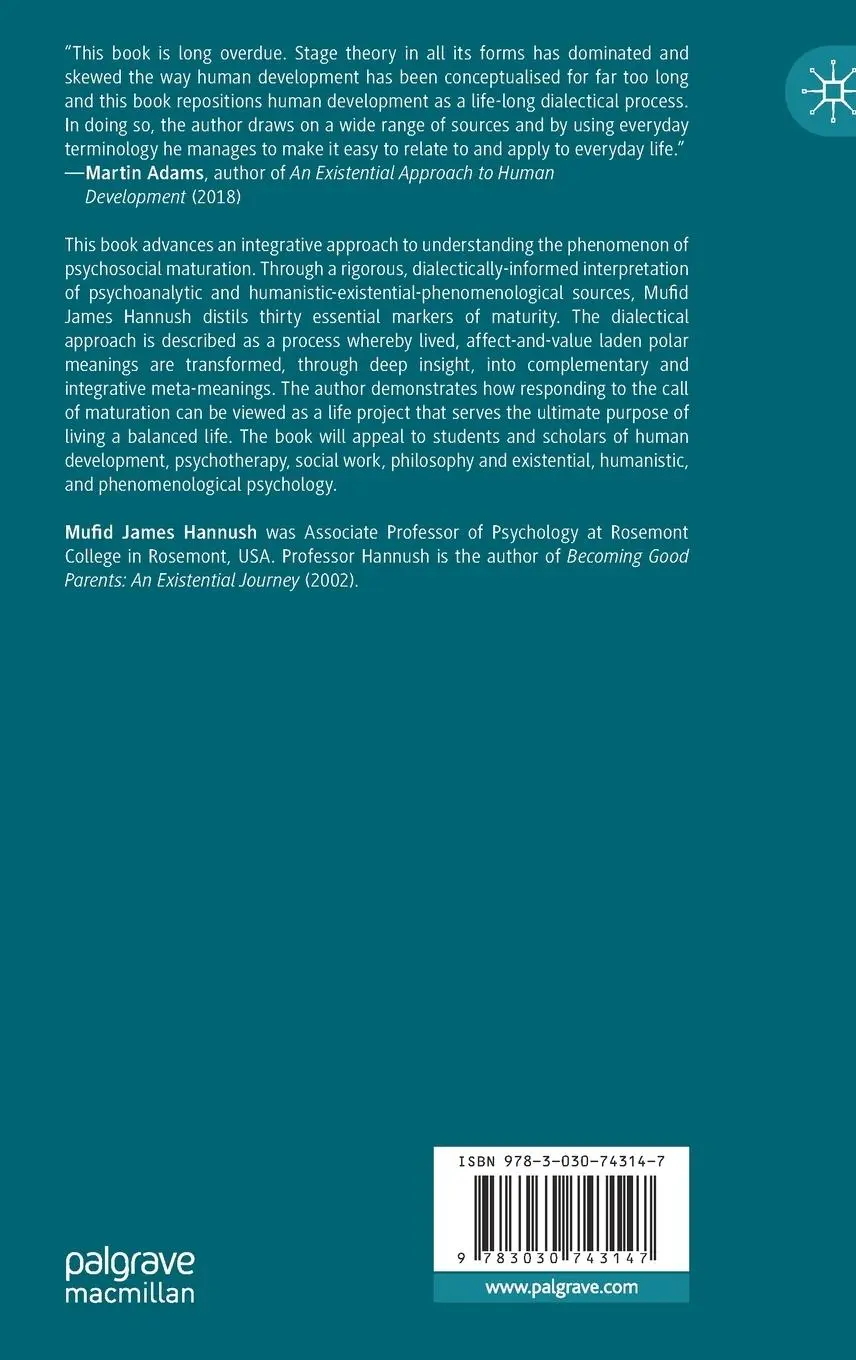 Rückseite: 9783030743147 | Markers of Psychosocial Maturation | A Dialectically-Informed Approach