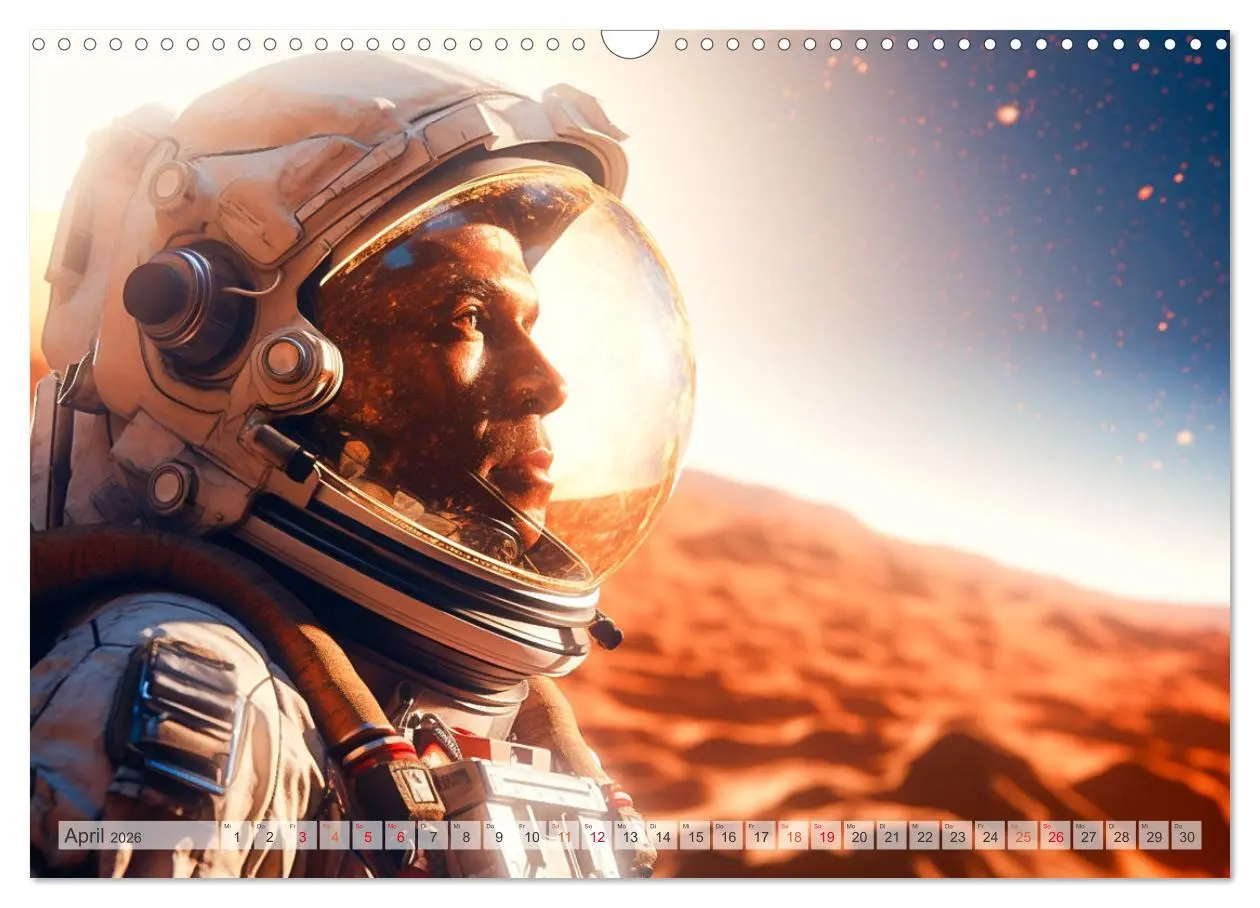 Bild: 9783457463147 | Astronaut - Unterwegs in der Galaxie (Wandkalender 2026 DIN A3...