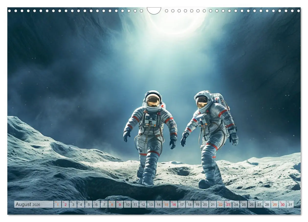 Bild: 9783457463147 | Astronaut - Unterwegs in der Galaxie (Wandkalender 2026 DIN A3...