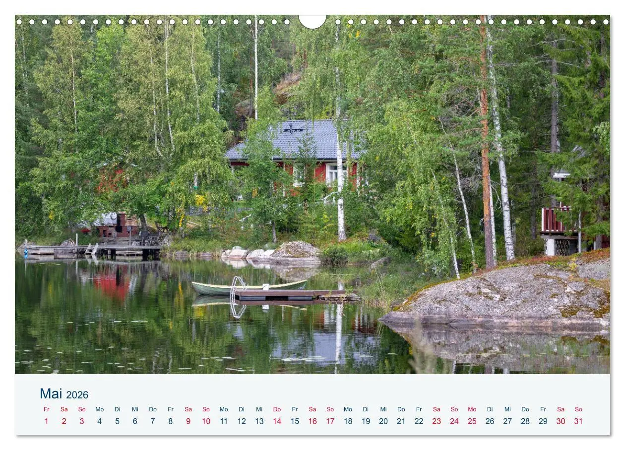 Bild: 9783457773147 | Finnland, Rund um Mikkeli (Wandkalender 2026 DIN A3 quer), CALVENDO...