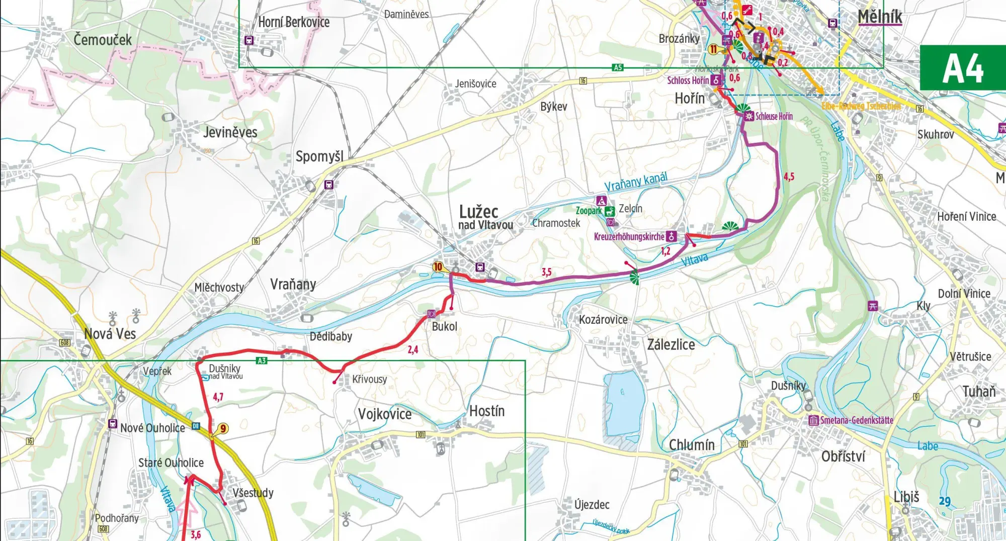 Bild: 9783711103147 | Elbe-Radweg / Elbe-Radweg 1 | Esterbauer Verlag | Taschenbuch | 180 S.
