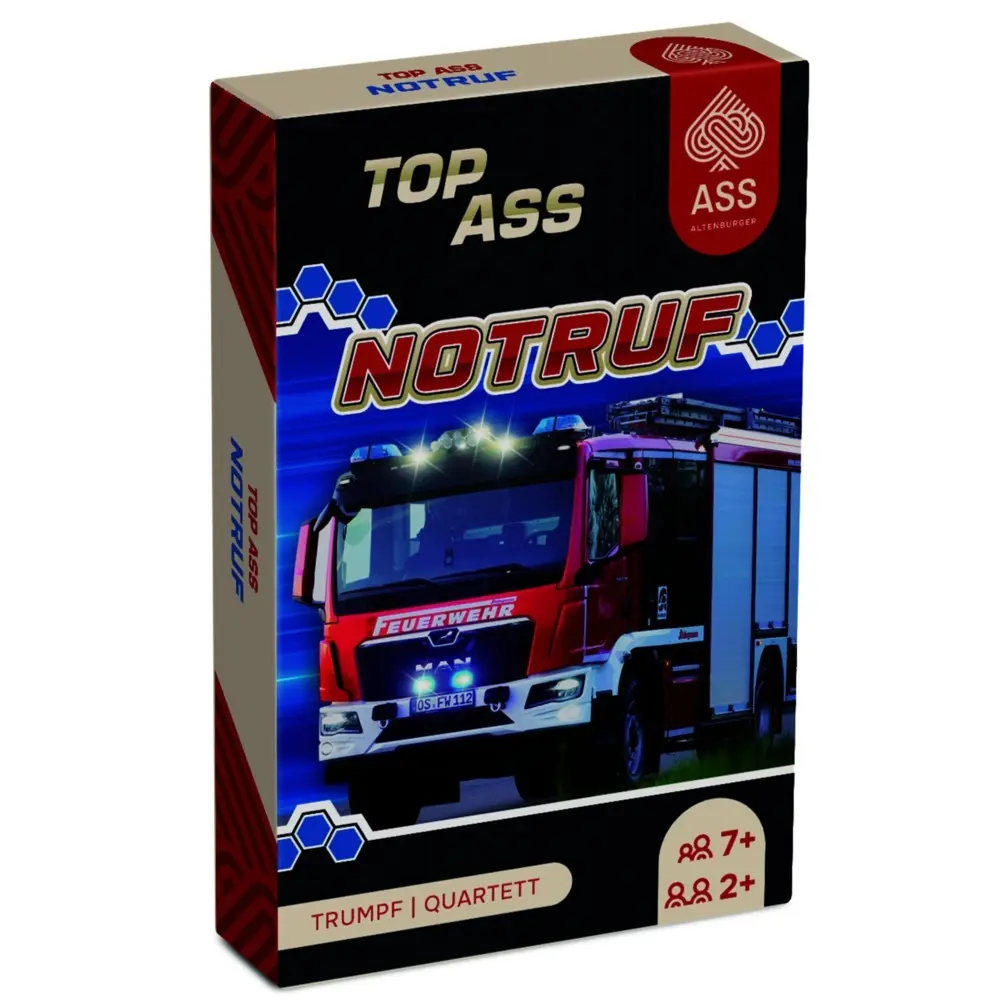 Cover: 4042677713247 | FSC TOP ASS® - Notruf | Spielkartenfabrik Altenburg GmbH | Spiel