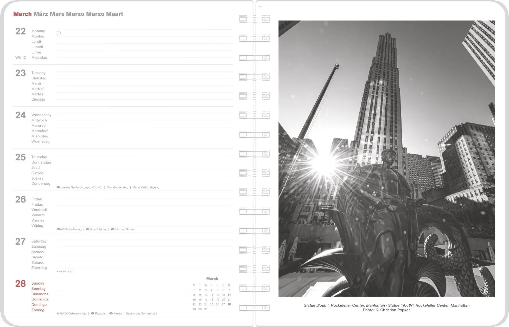 Bild: 4069095013247 | New York Diary 2027 | Christian Popkes | Buch | Neumann Kalender