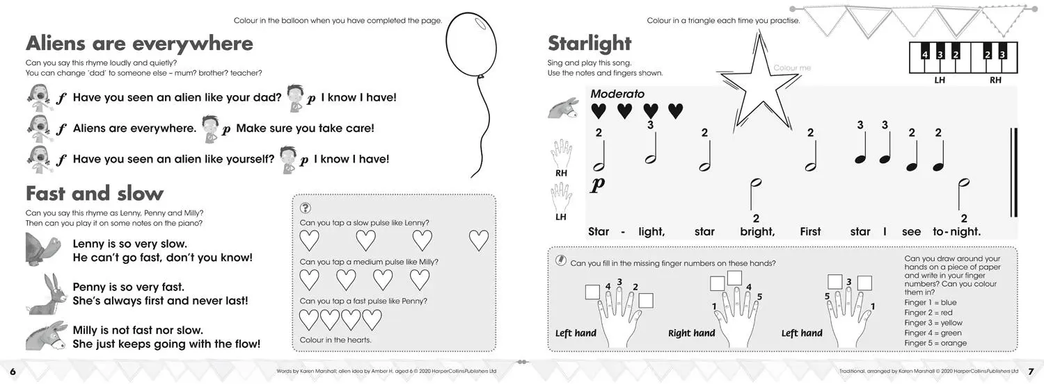 Bild: 9780008353247 | My First Piano Pieces, Puzzles &amp; Activities | Karen Marshall | Buch