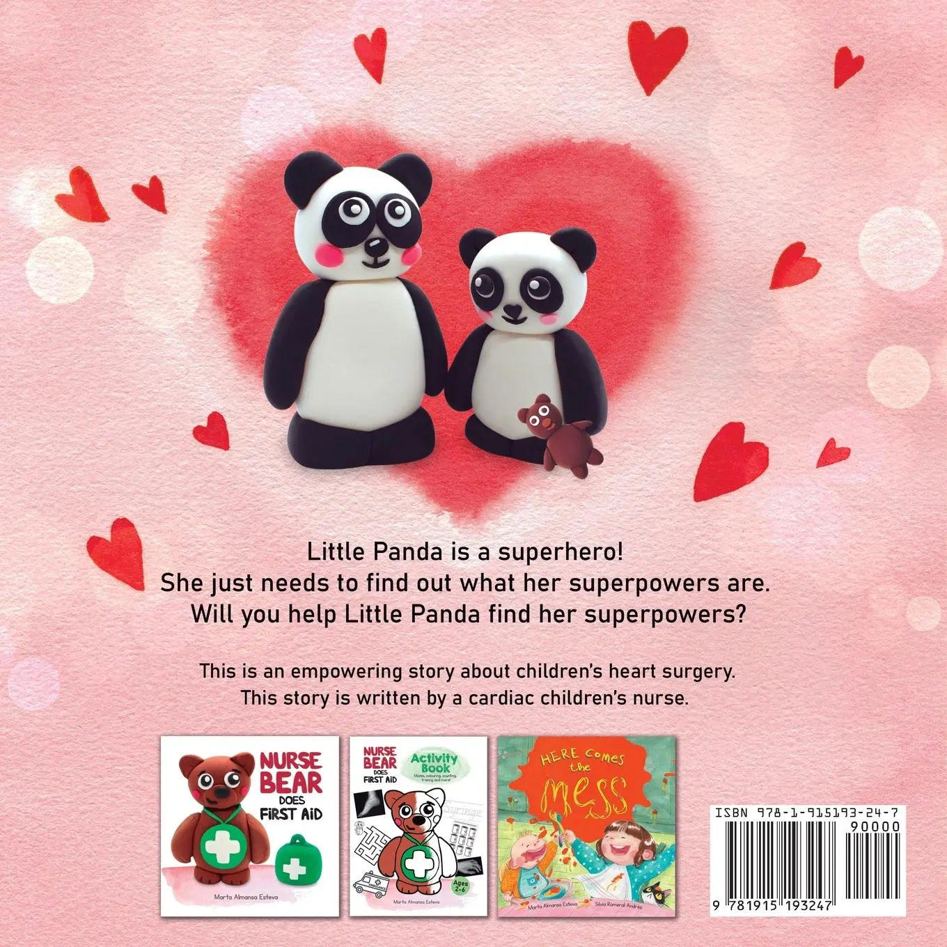 Rückseite: 9781915193247 | Little Panda and Her Super Heart | A heart surgery story | Esteva