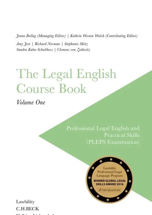 Cover: 9783406723247 | The Legal English Course Book.Vol.1 | Jenna Bollag (u. a.) | Buch