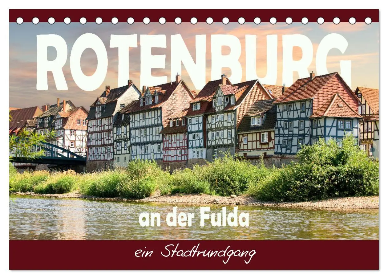 Cover: 9783457523247 | Rotenburg an der Fulda, ein Stadtrundgang (Tischkalender 2026 DIN...