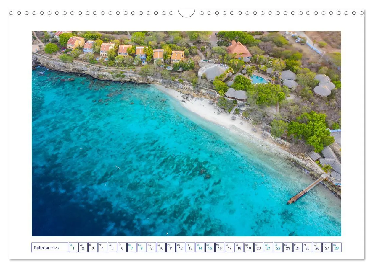 Bild: 9783457763247 | Strand und Meer auf Curaçao (Wandkalender 2026 DIN A3 quer),...