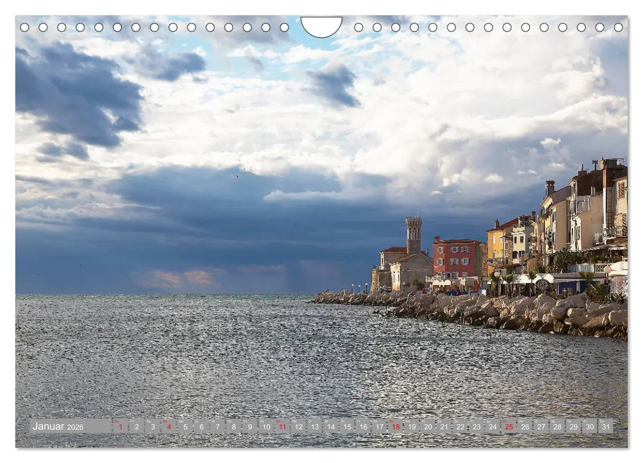 Bild: 9783457833247 | ISTRIEN (Wandkalender 2026 DIN A4 quer), CALVENDO Monatskalender