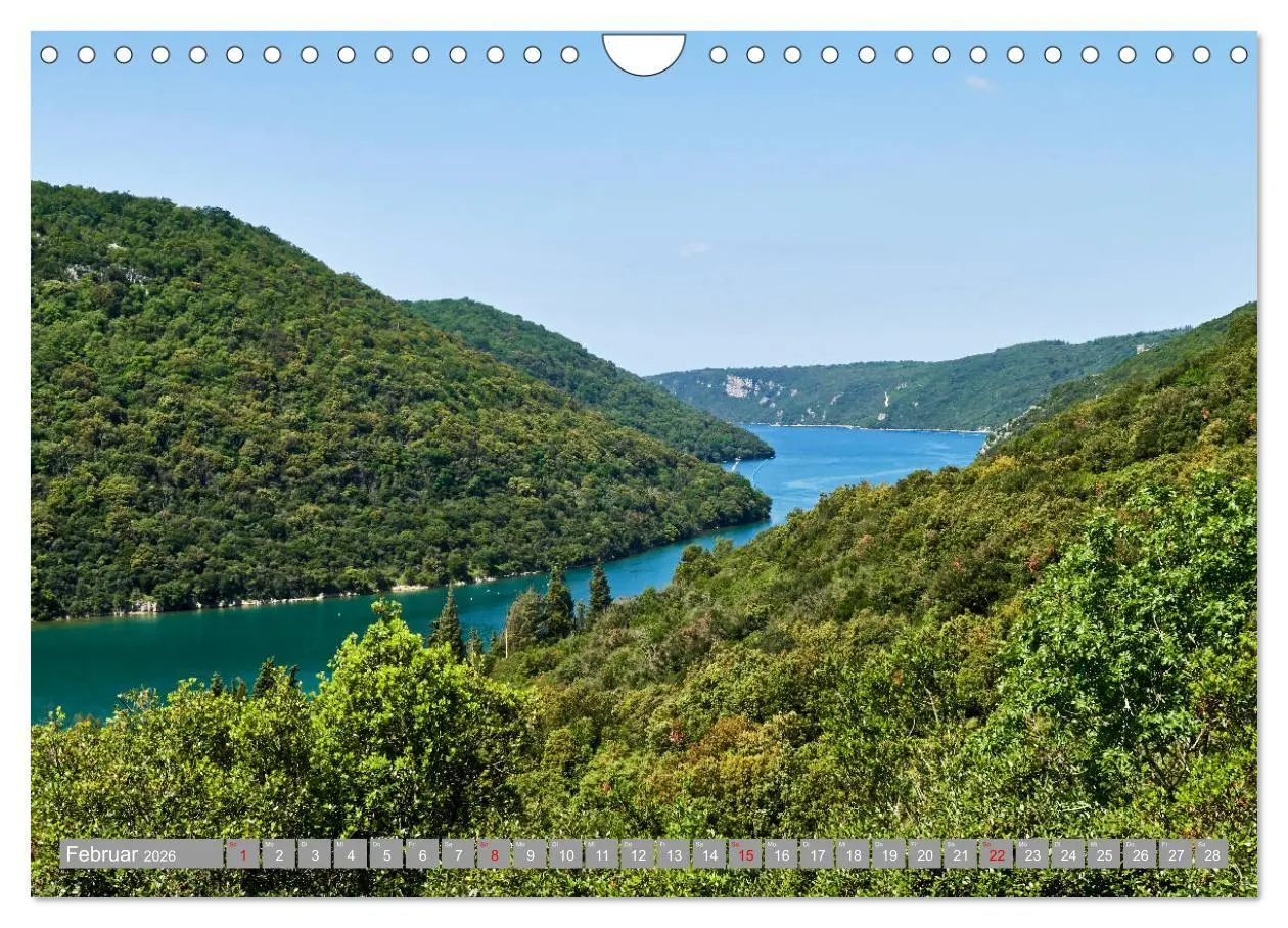 Bild: 9783457833247 | ISTRIEN (Wandkalender 2026 DIN A4 quer), CALVENDO Monatskalender