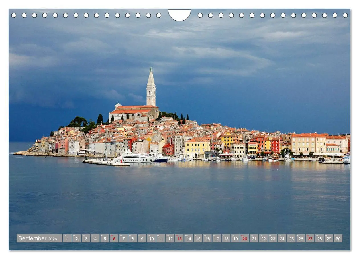 Bild: 9783457833247 | ISTRIEN (Wandkalender 2026 DIN A4 quer), CALVENDO Monatskalender