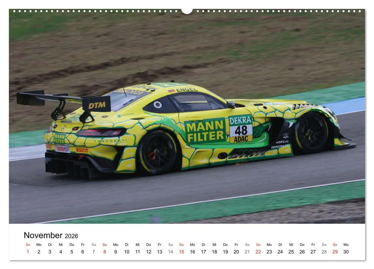 Bild: 9783516233247 | Deutsche Tourenwagen (Wandkalender 2026 DIN A2 quer), CALVENDO...