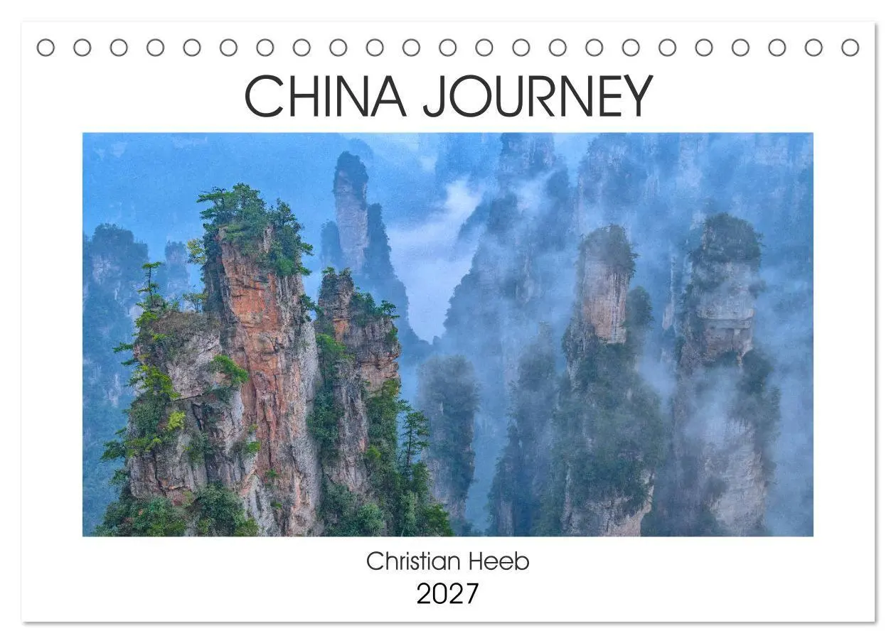 Cover: 9783569633247 | China Journey (Tischkalender 2027 DIN A5 quer), CALVENDO...
