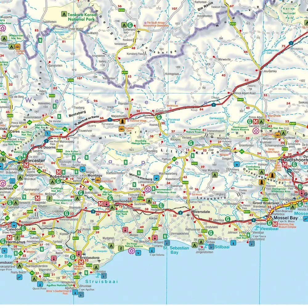 Bild: 9783707923247 | freytag &amp; berndt Straßenkarte Südafrika 1:1,5 Mio. | Freytag &amp; Berndt