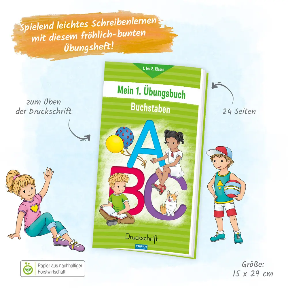 Bild: 9783988023247 | Trötsch Mein erstes Übungsbuch Buchstaben Druckschrift | Verlag | Buch