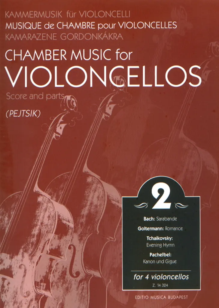 Cover: 9790080143247 | Kammermusik für Violoncelli Band 2 für 4 Violoncelli Partitur und...
