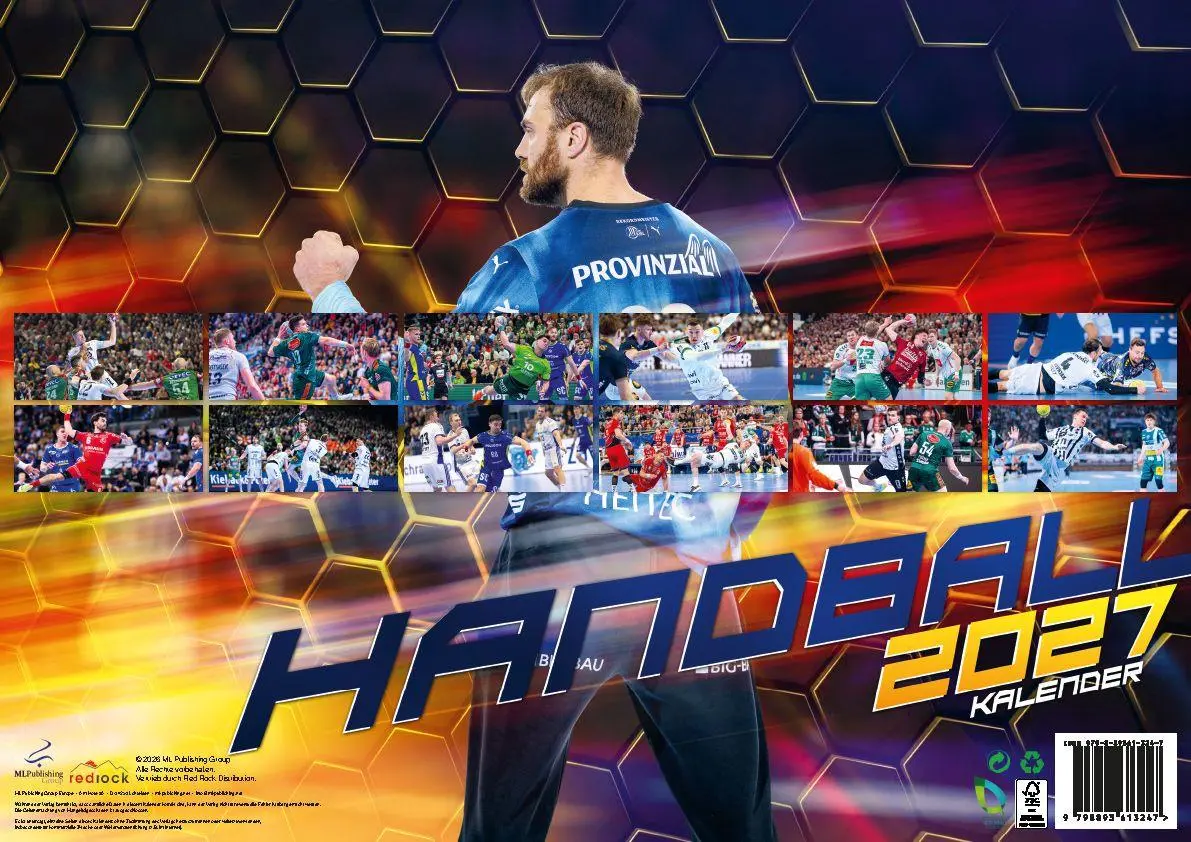 Bild: 9798893613247 | Handball Kalender 2027 | Johannes Golla (u. a.) | Kalender | 14 S.