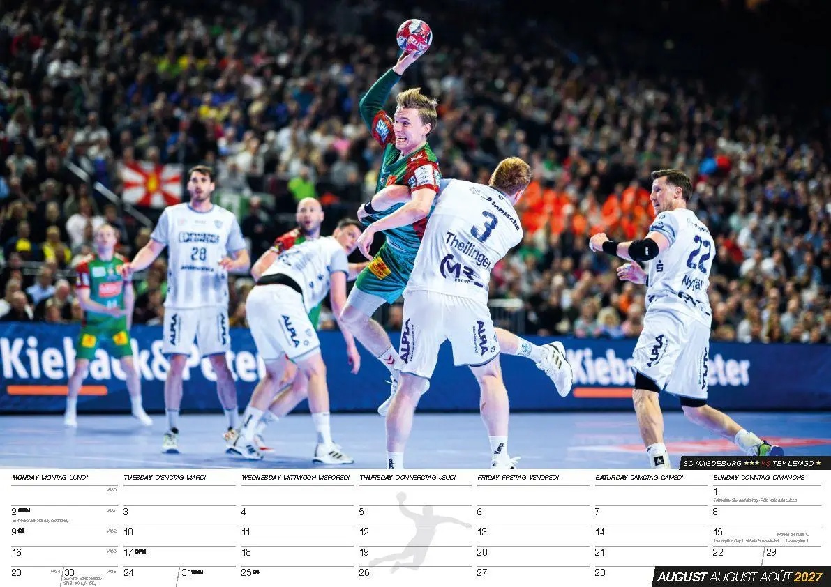 Bild: 9798893613247 | Handball Kalender 2027 | Johannes Golla (u. a.) | Kalender | 14 S.