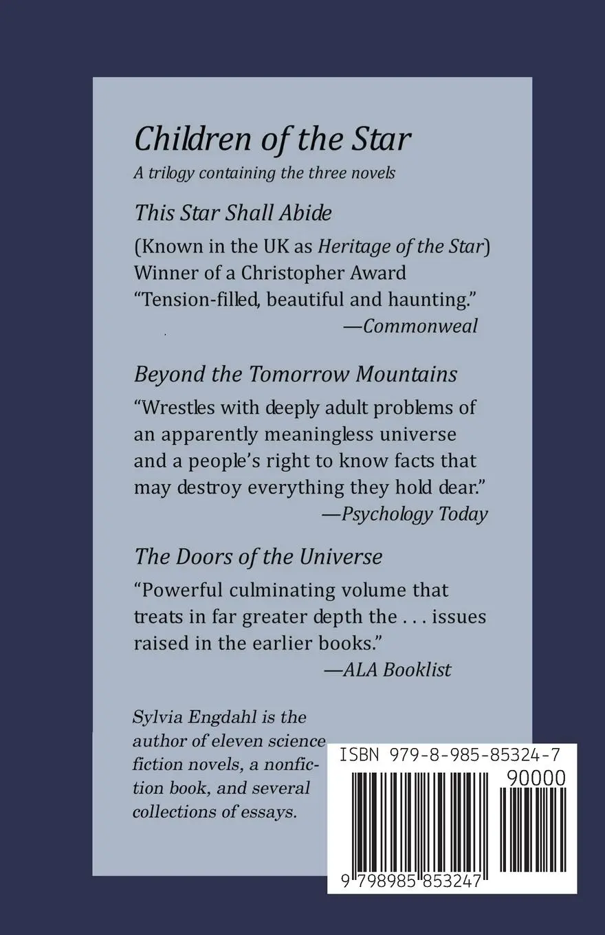 Rückseite: 9798985853247 | Children of the Star | The Complete Trilogy | Sylvia Engdahl | Buch