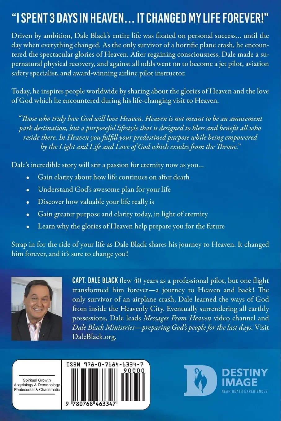 Rückseite: 9780768463347 | Visiting Heaven | Heavenly Keys to a Life Without Limitations | Black