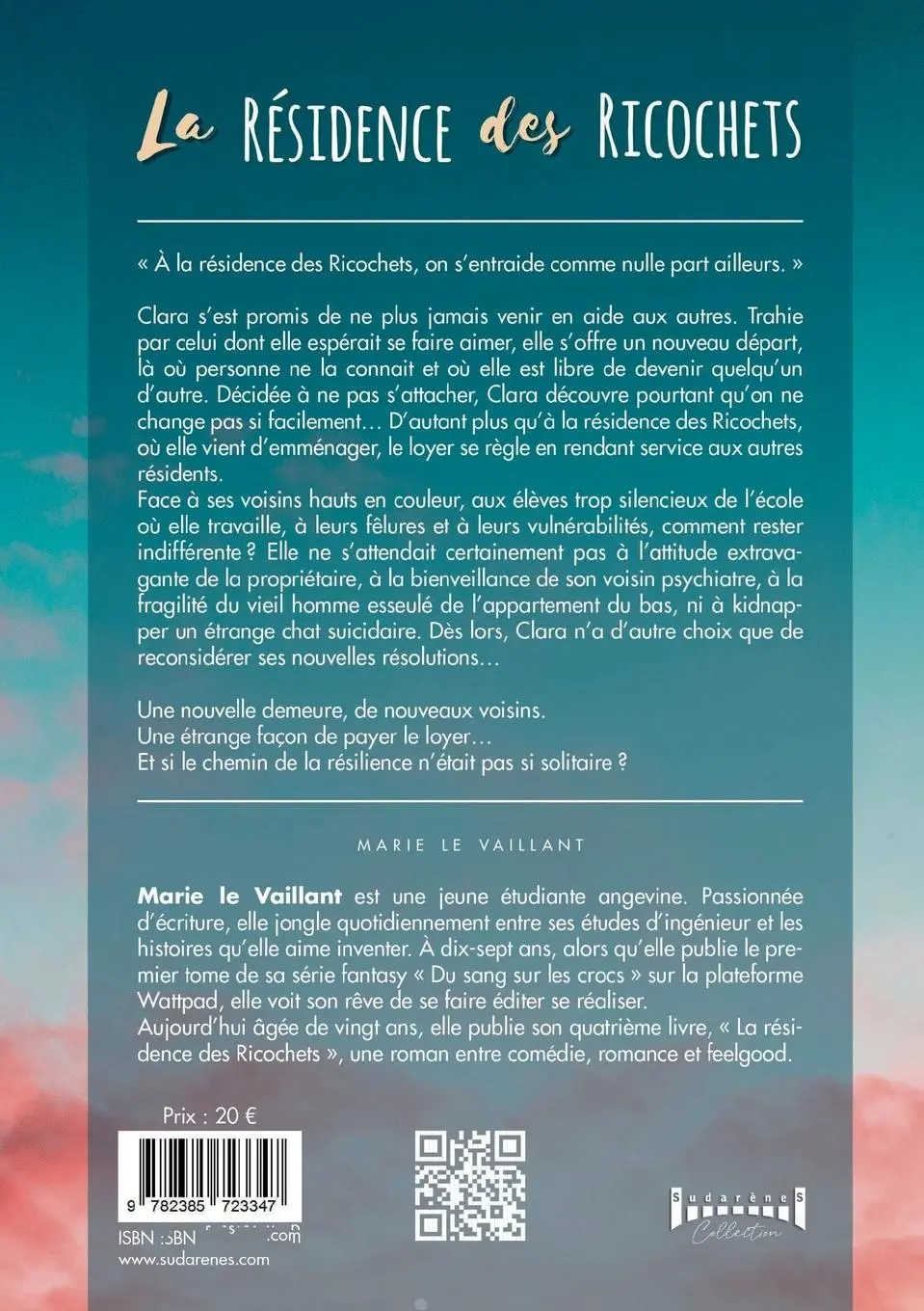 Rückseite: 9782385723347 | La Résidence des Ricochets | Marie Le Vaillant | Taschenbuch | 2026