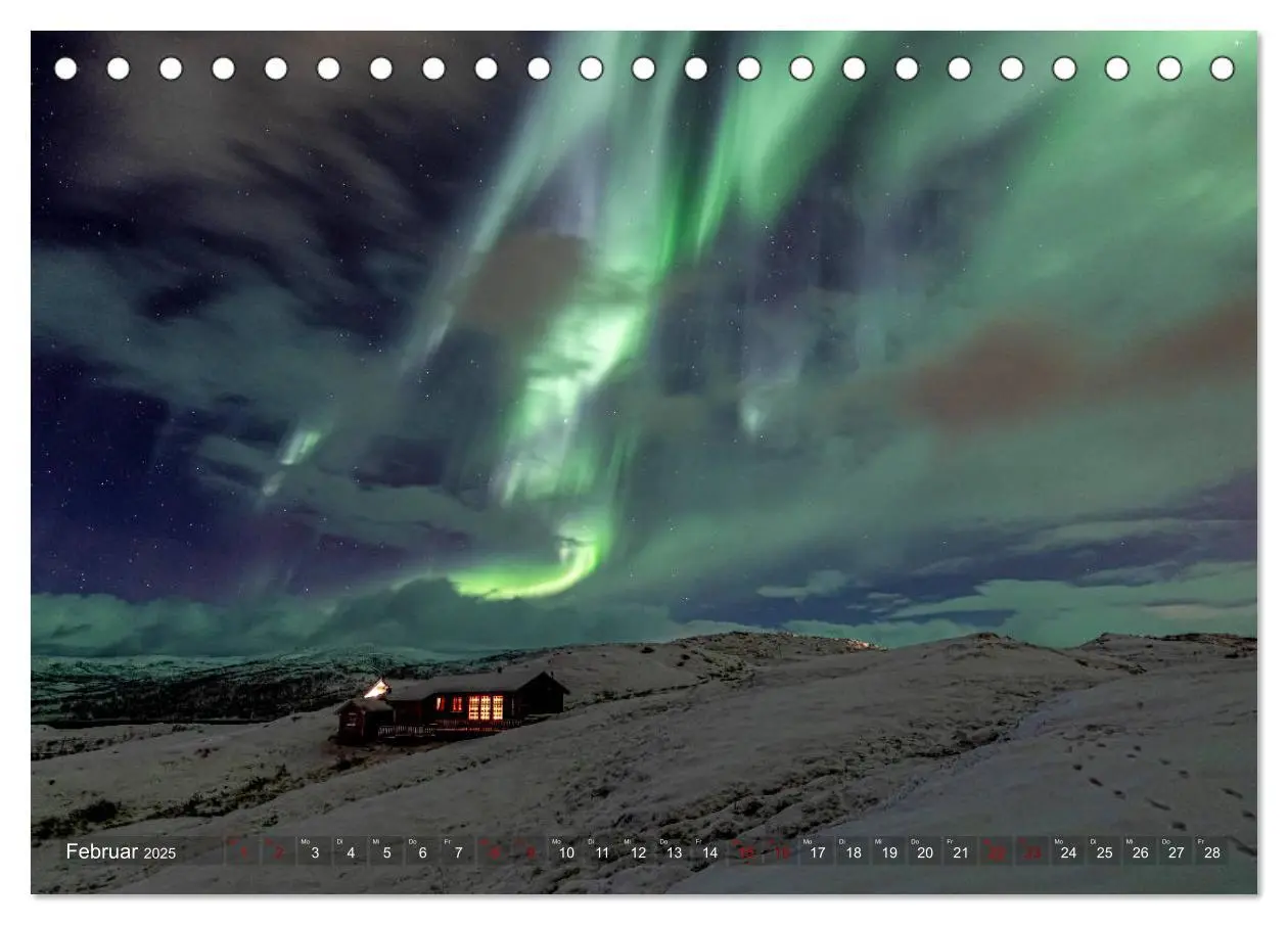 Bild: 9783435113347 | Polarnacht in Tromsø (Tischkalender 2025 DIN A5 quer), CALVENDO...