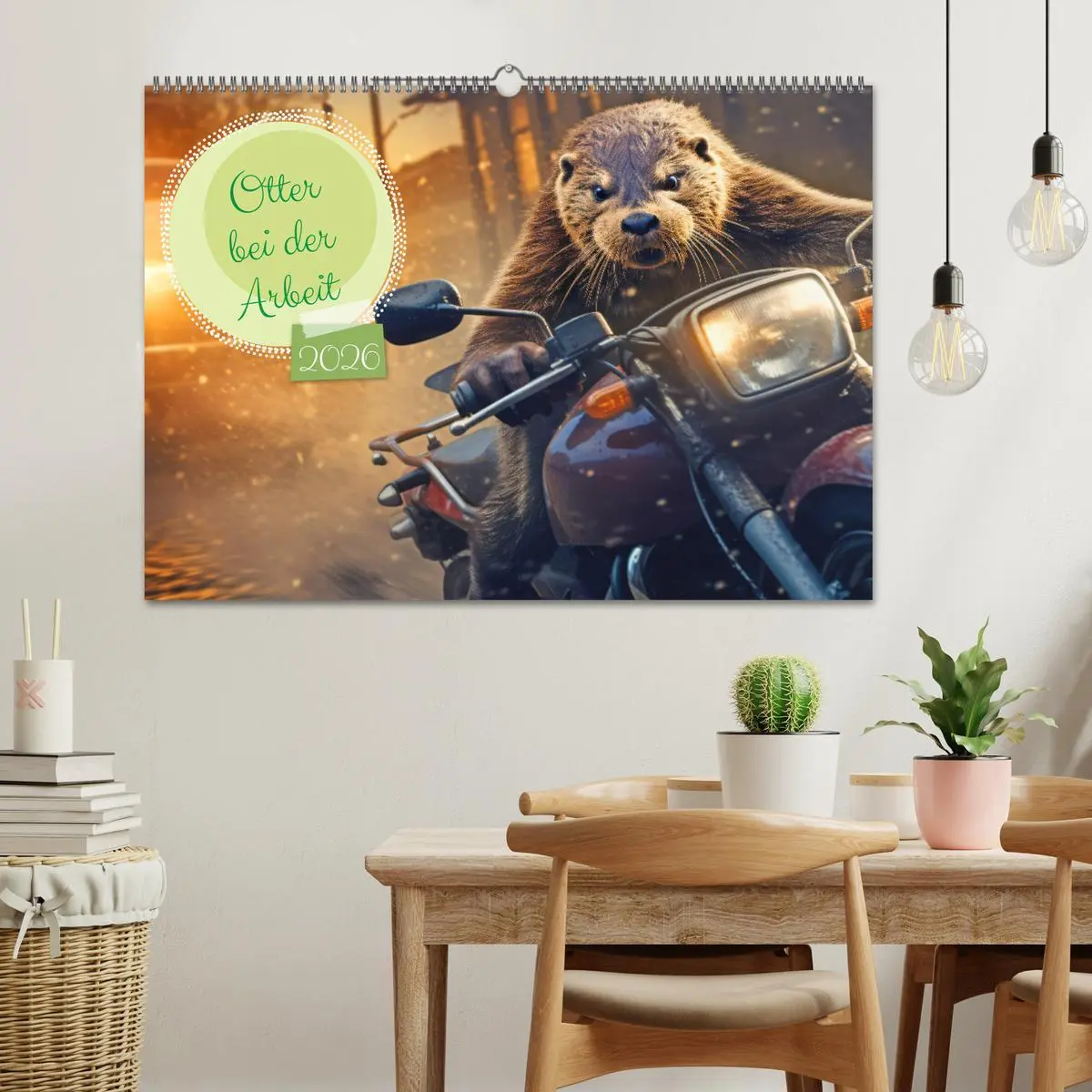 Bild: 9783457513347 | Otter bei der Arbeit (Wandkalender 2026 DIN A2 quer), CALVENDO...