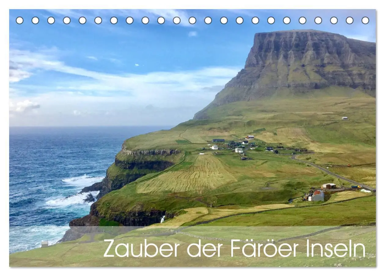 Cover: 9783457683347 | Zauber der Färöer Inseln (Tischkalender 2026 DIN A5 quer), CALVENDO...