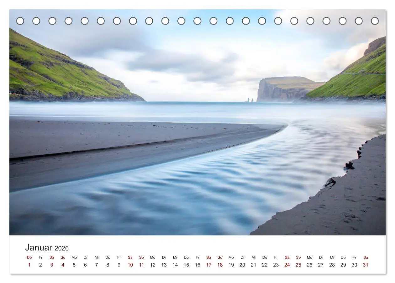 Bild: 9783457683347 | Zauber der Färöer Inseln (Tischkalender 2026 DIN A5 quer), CALVENDO...