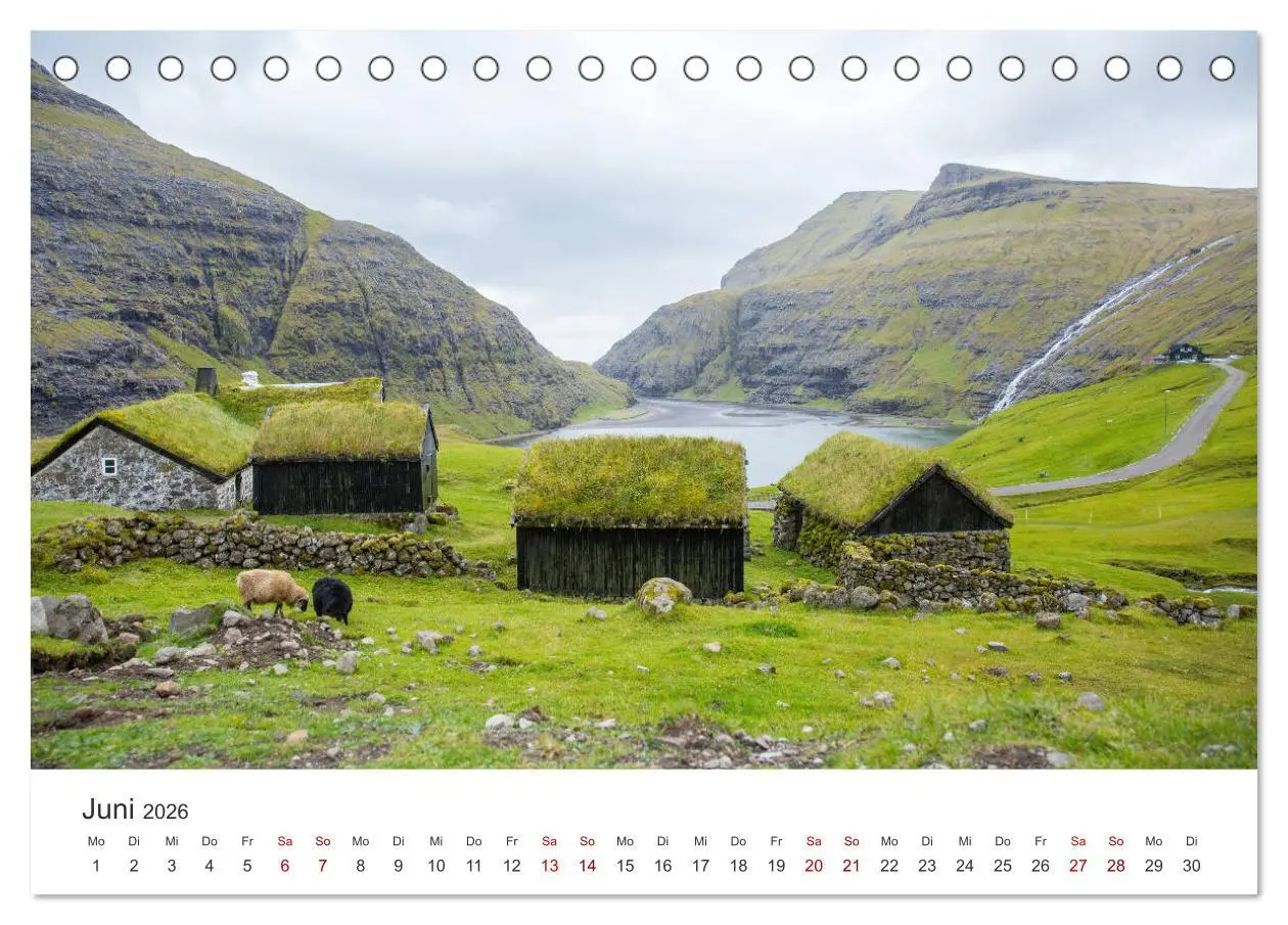 Bild: 9783457683347 | Zauber der Färöer Inseln (Tischkalender 2026 DIN A5 quer), CALVENDO...