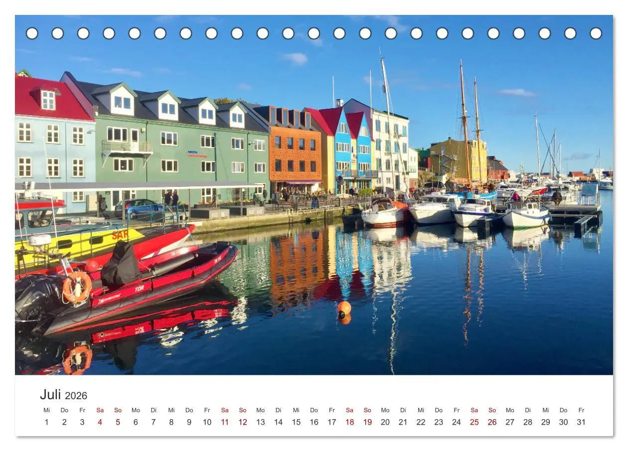 Bild: 9783457683347 | Zauber der Färöer Inseln (Tischkalender 2026 DIN A5 quer), CALVENDO...