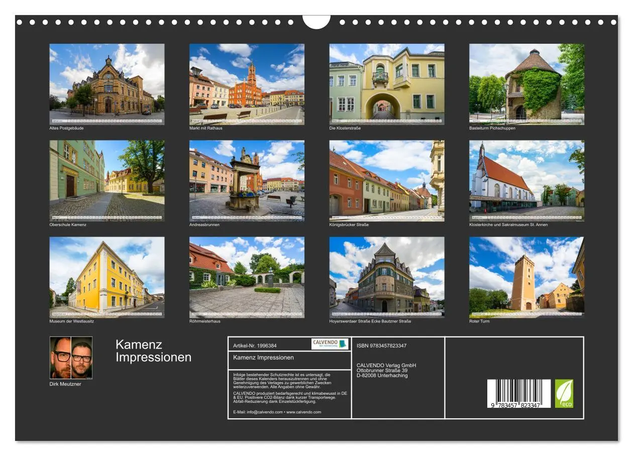 Bild: 9783457823347 | Kamenz Impressionen (Wandkalender 2026 DIN A3 quer), CALVENDO...