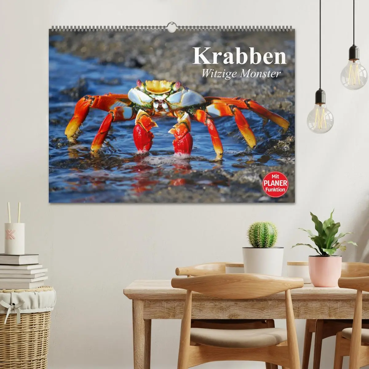 Bild: 9783457993347 | Krabben. Witzige Monster (Wandkalender 2026 DIN A2 quer), CALVENDO...