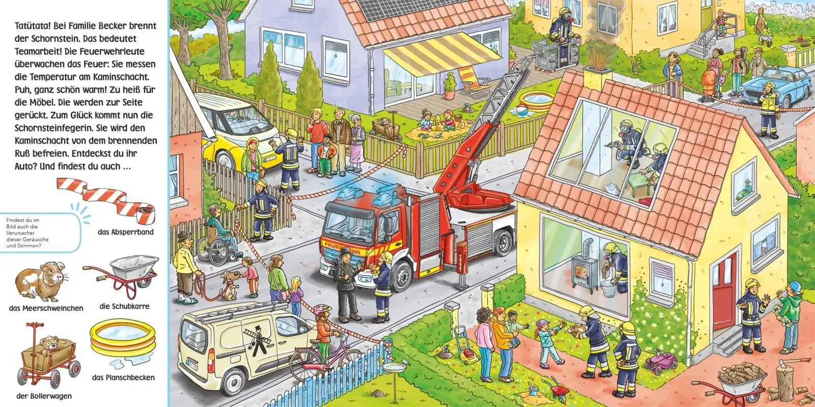 Bild: 9783551253347 | Hör mal (Soundbuch): Wimmelbuch: Feuerwehr | Enni Bollin | Buch | 2025
