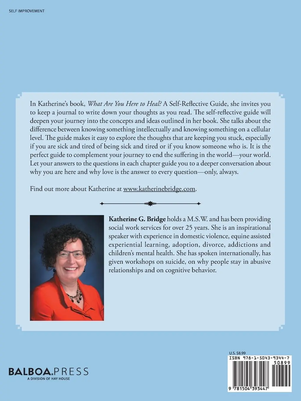 Rückseite: 9781504393447 | What Are You Here to Heal? | A Self-Reflective Guide | W. | Buch