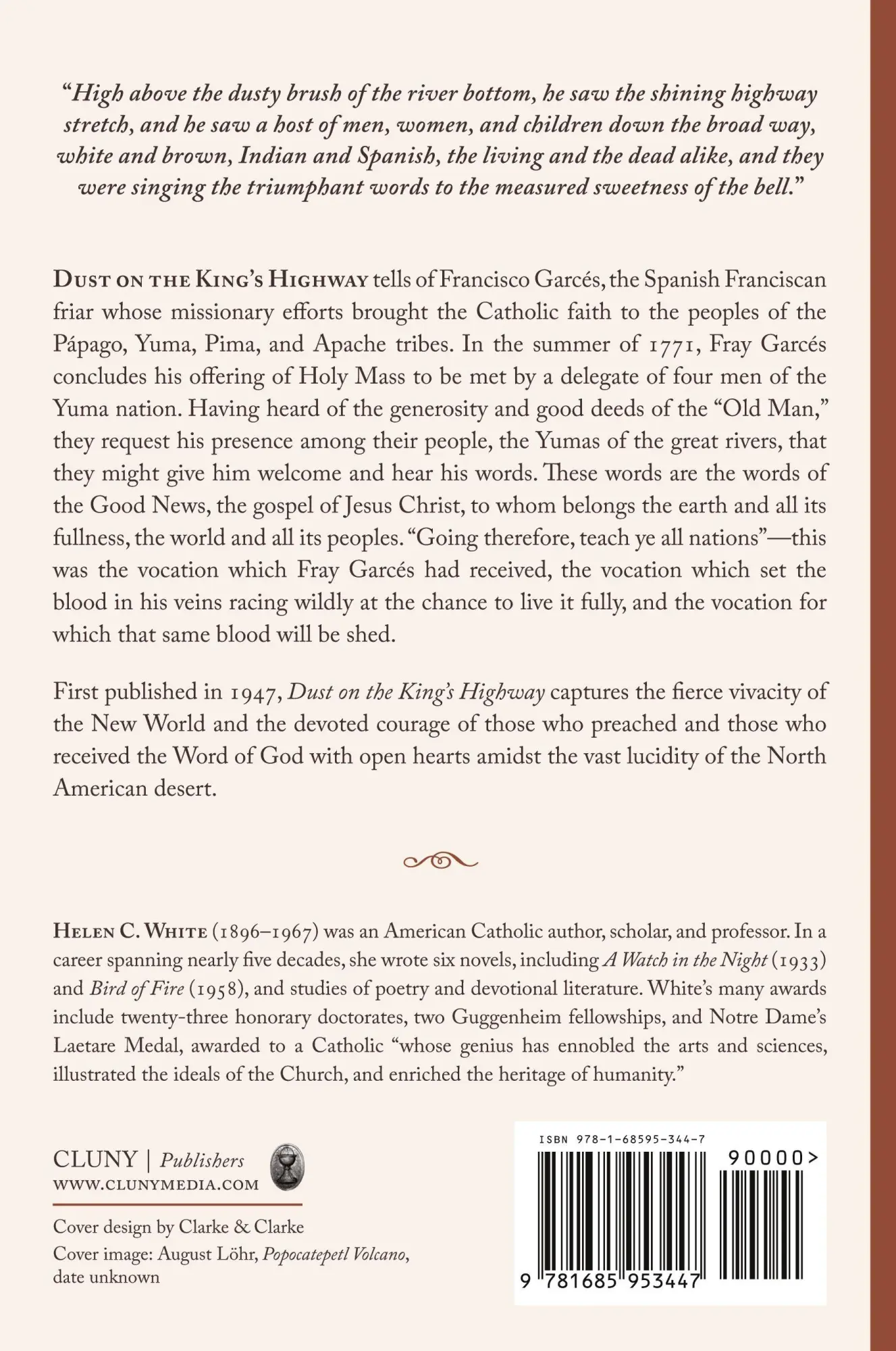 Rückseite: 9781685953447 | Dust on the King's Highway | Helen C. White | Taschenbuch | Englisch