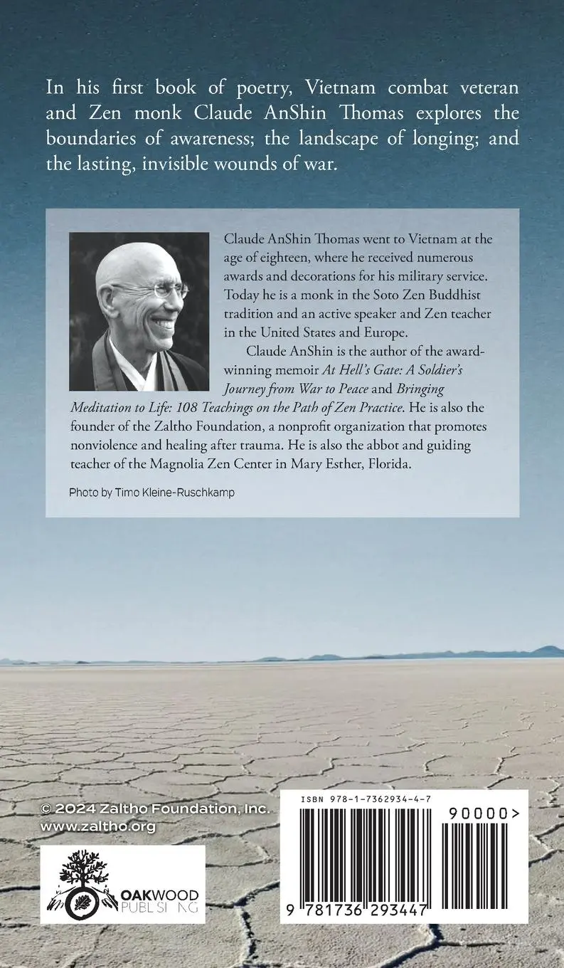 Rückseite: 9781736293447 | On the Edges of Sleep | Poems of War and Memory | Claude Anshin Thomas