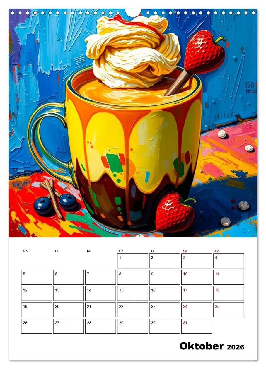 Bild: 9783457293447 | Kaffee trifft Kunst - Aromatische Pinselstriche (Wandkalender 2026...