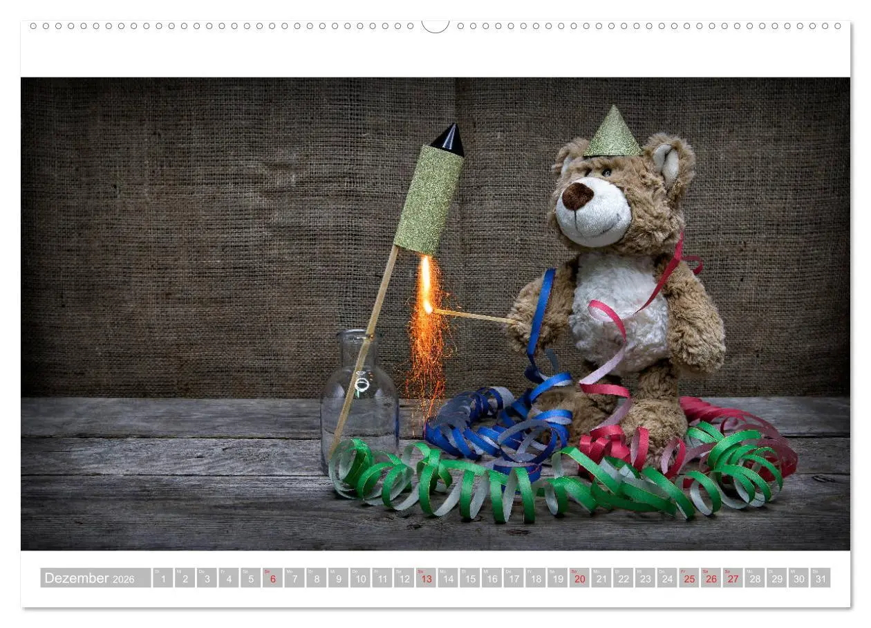 Bild: 9783457813447 | Eddy, der Teddy - 12 Bilder zum Schmunzeln (Wandkalender 2026 DIN...